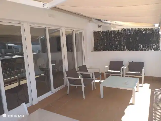 apartamento en España, Costa Blanca, Gran Alacant - Santa Pola – Casa Gran Alacant Terraza con gran toldo.