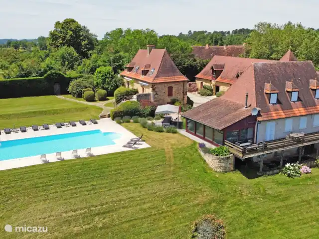 Monribot huren in Frankrijk, Dordogne, Rouffignac - vakantiehuis Luchtfoto van het huis