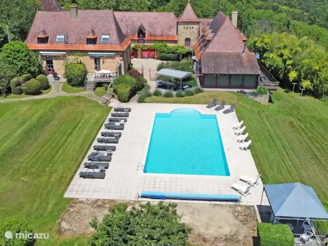 Monribot huren in Frankrijk, Dordogne, Rouffignac - vakantiehuis Luchtfoto van het pand