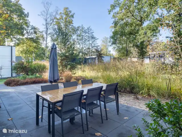 Maison de vacances Maridu Forest Cube | Pays-Bas, Gueldre, Arnhem - maison de vacances la terrasse et vue sur le petit étang