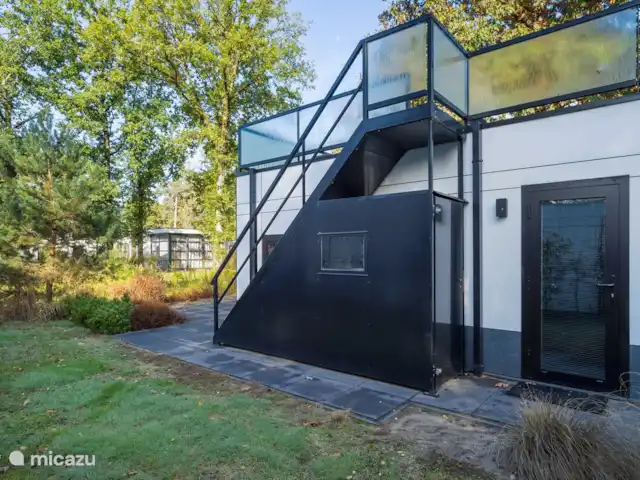 Maison de vacances Maridu Forest Cube | Pays-Bas, Gueldre, Arnhem - maison de vacances escaliers menant au toit-terrasse