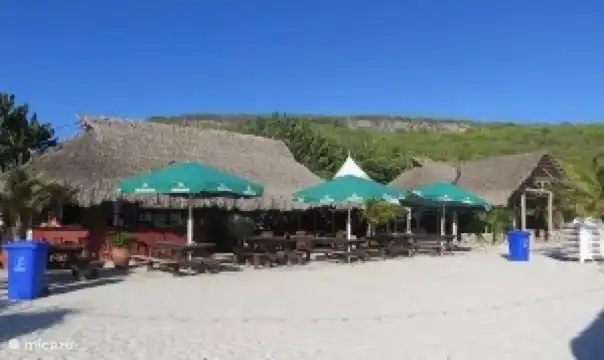 The beach bar at Cas Abou