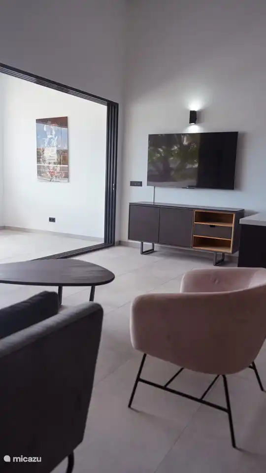 Smart televisie in de woonkamer