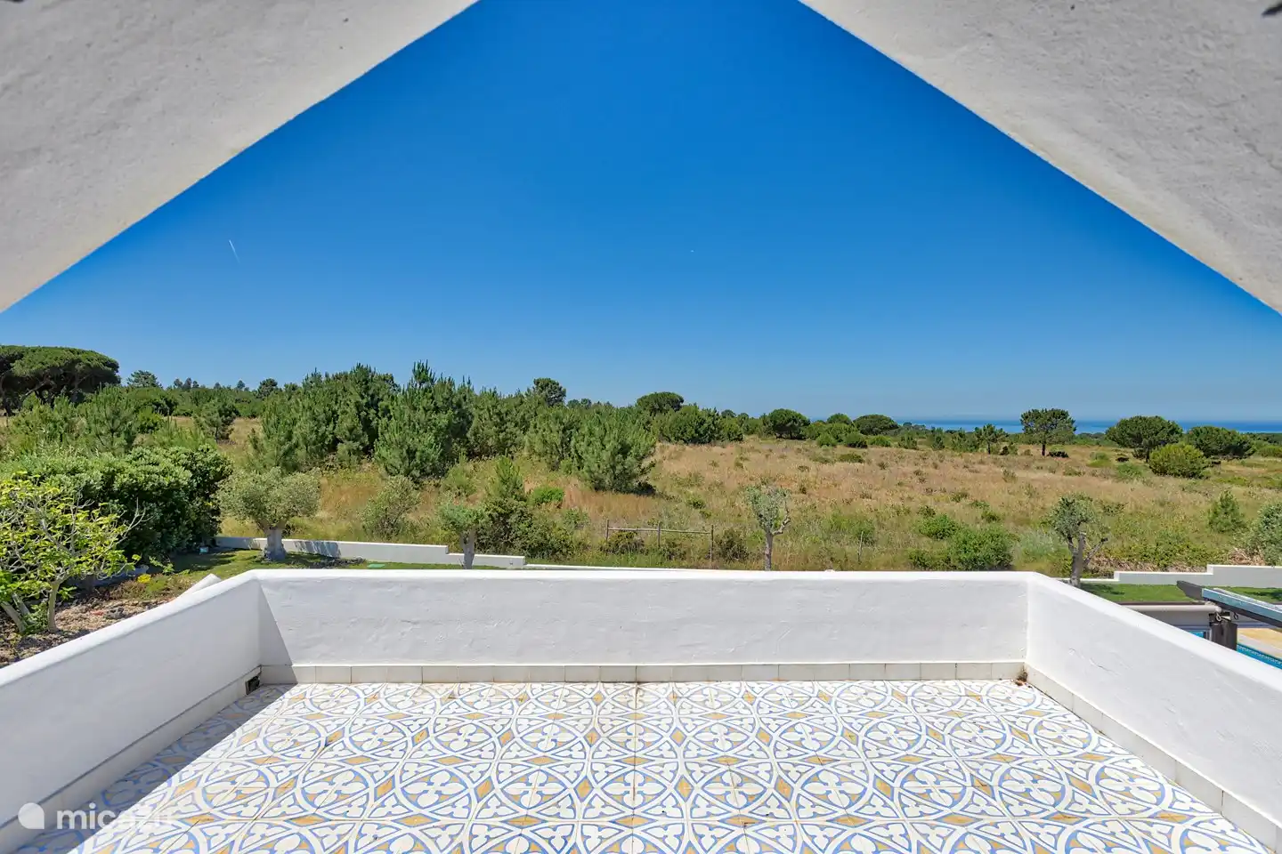 Blick von der Dachterrasse