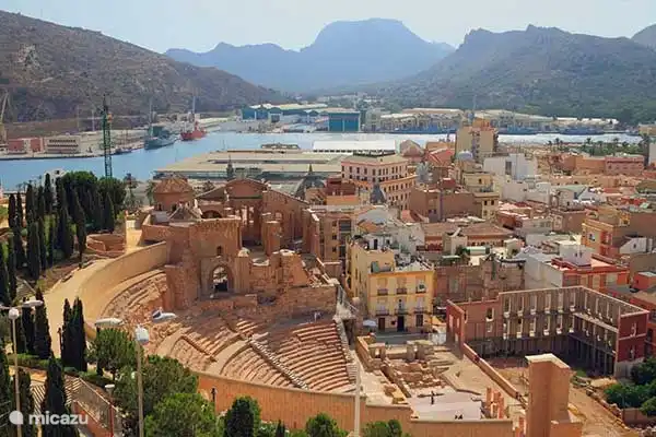 Cartagena gezien vanuit het amfitheater