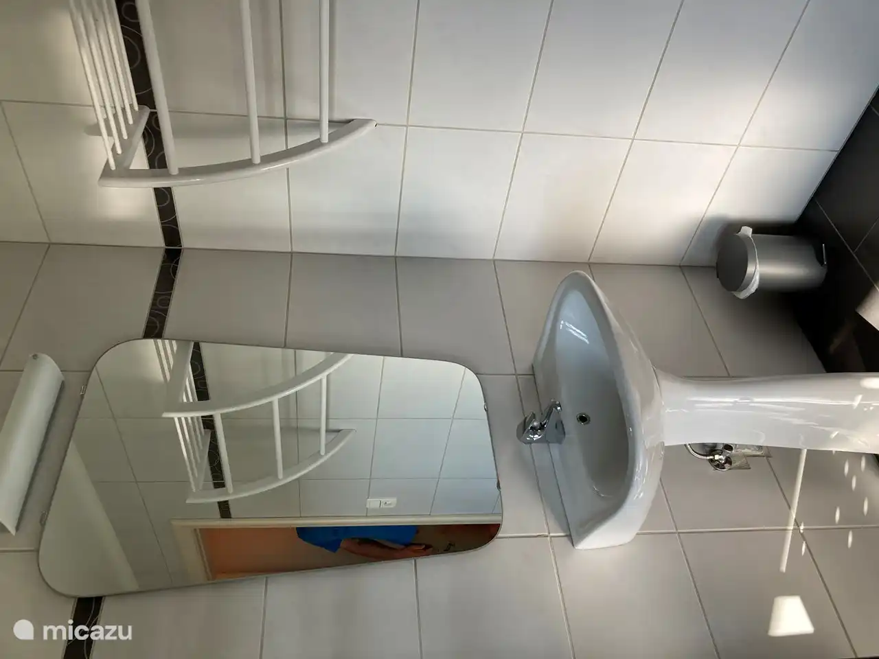 Wastafel op de badkamer