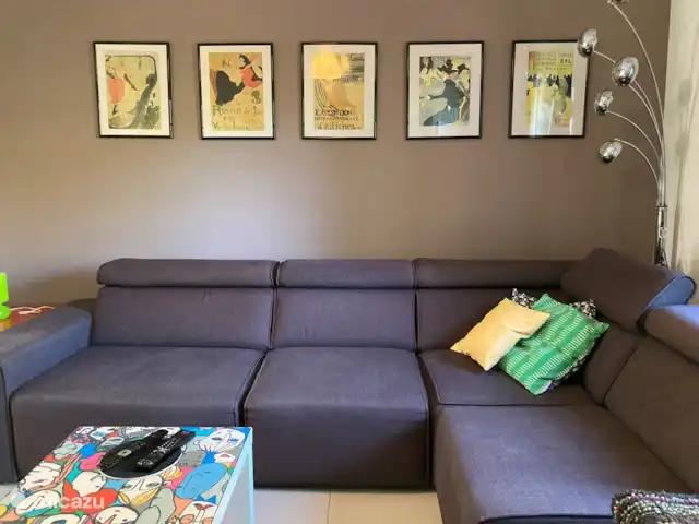 Danenhof en Bélgica, Amberes, Herselt - casa vacacional Cómoda sala de estar con TV