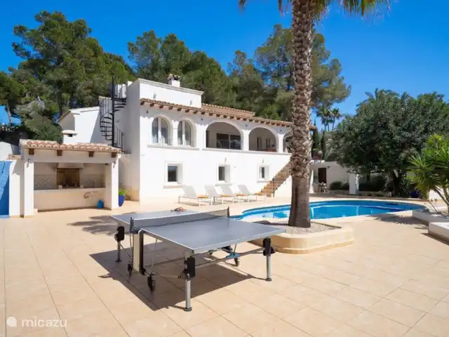 Villa Zara | Espagne, Costa Blanca, Moraira - villa Table de ping-pong sur la terrasse autour de la piscine