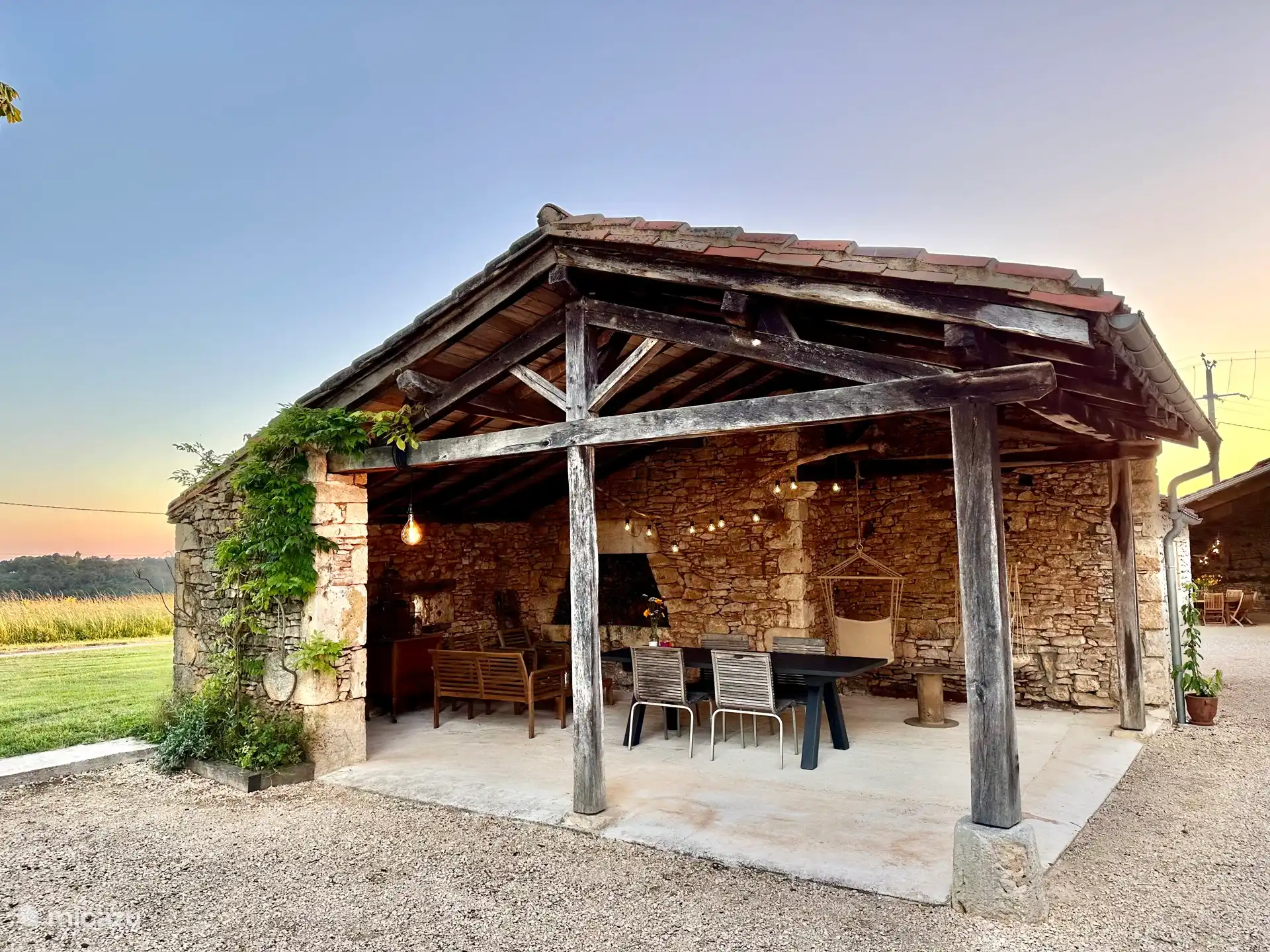 Verhuur is inclusief dit prachtig overdekt terras