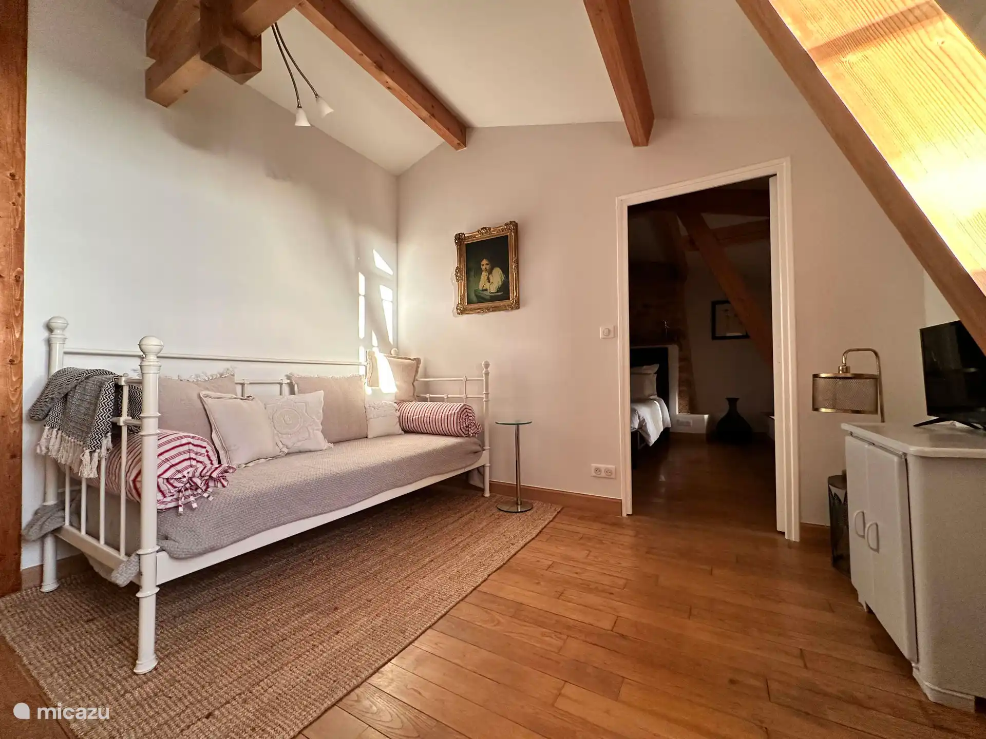 Extra slaapruimte tevens tv ruimte