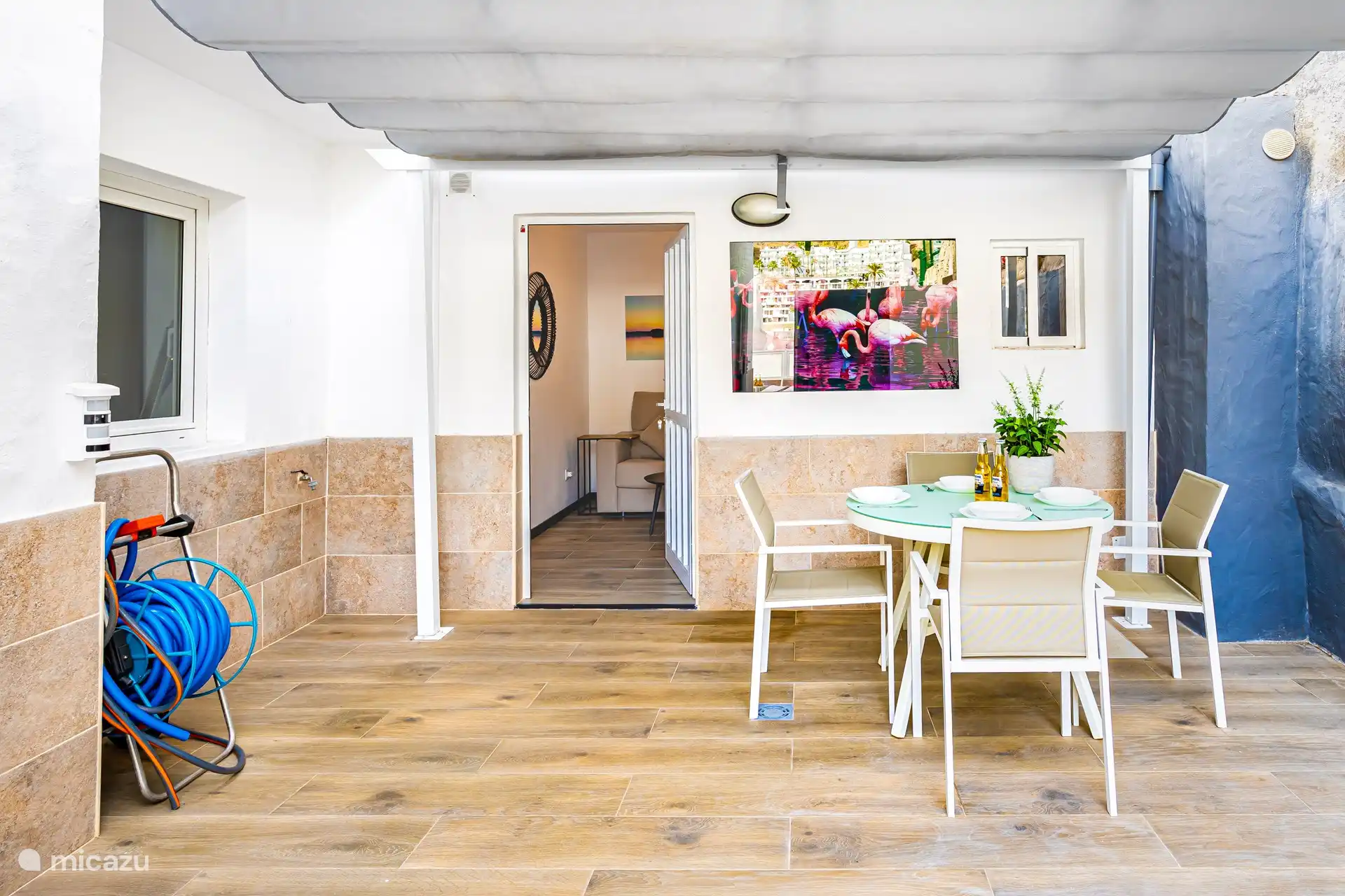 Le studio avec sa terrasse