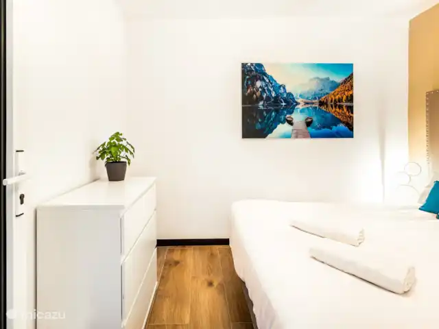 villa huren in Spanje, Gran Canaria, Puerto Rico – Moderne villa met zwembad Slaapkamer van de studio met tweepersoonsbed