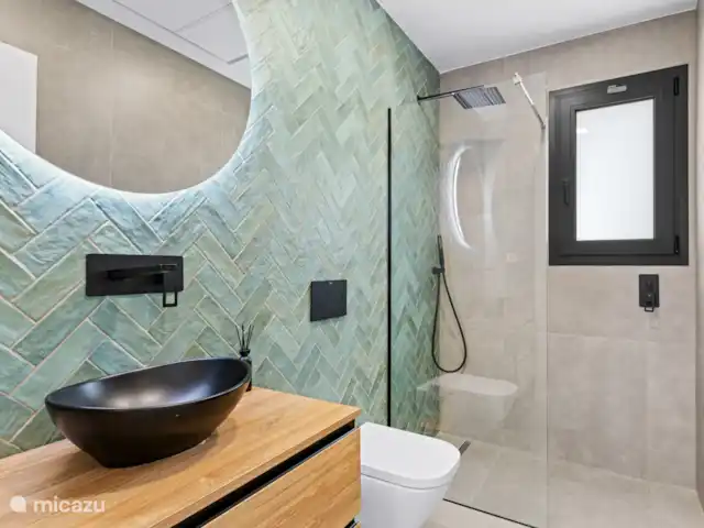 Location de Vacances Espagne, Murcia, Santiago de la Ribera, villa - Villa Costa Calida Salle de bain avec WC et douche