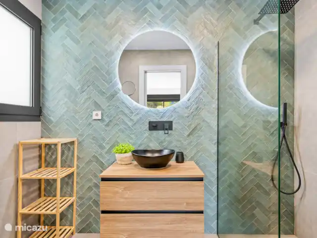 Location de Vacances Espagne, Murcia, Santiago de la Ribera, villa - Villa Costa Calida Salle de bain attenante dans la chambre 1
