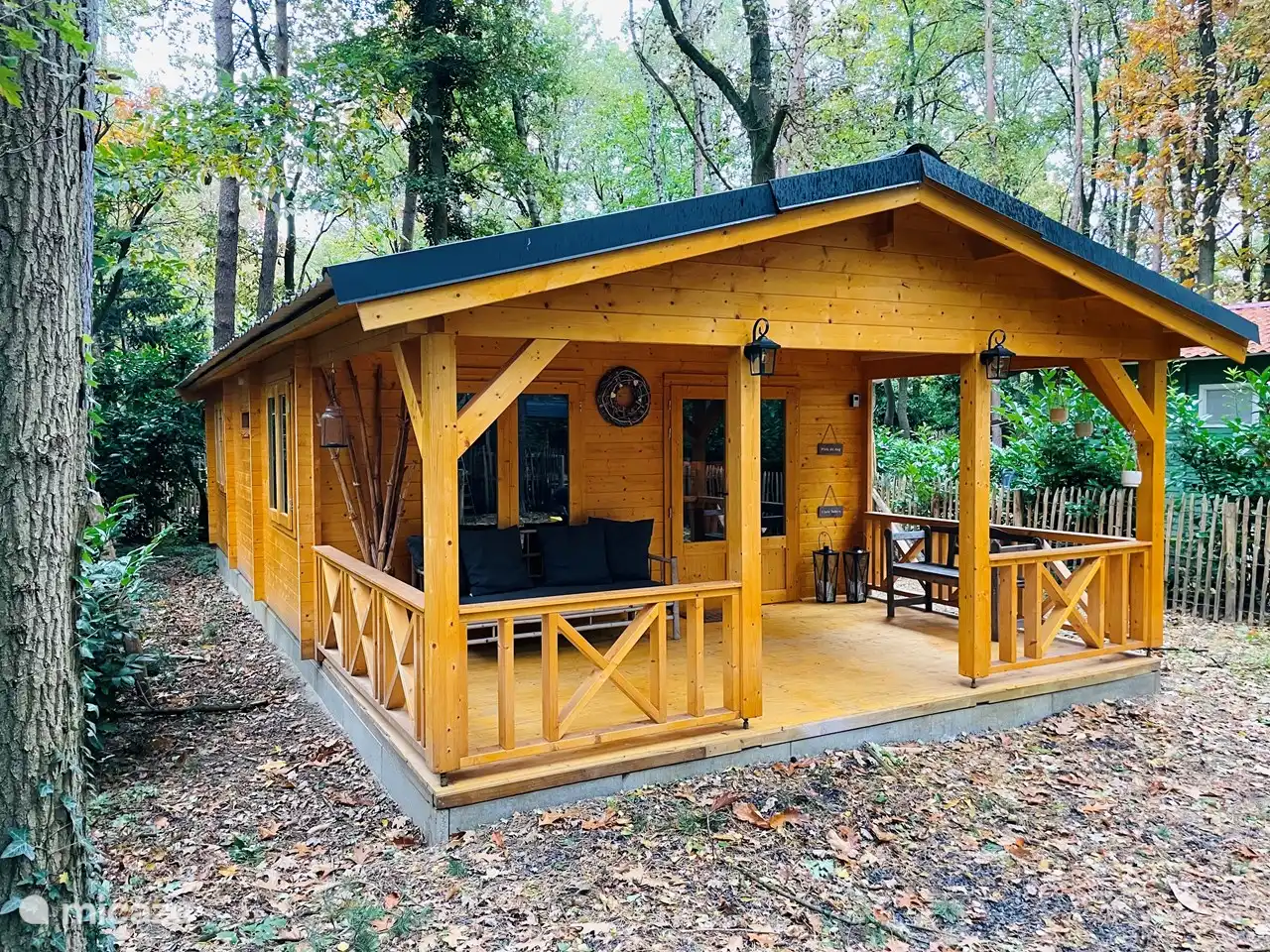 Naturisme, Belgique, Limbourg, Lanaken, chalet Boskotje