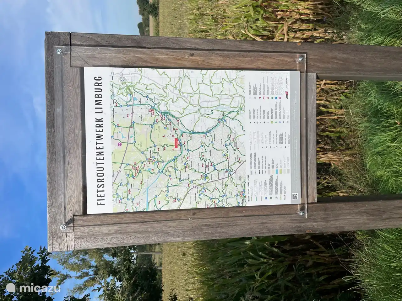 Carte des itinéraires cyclables