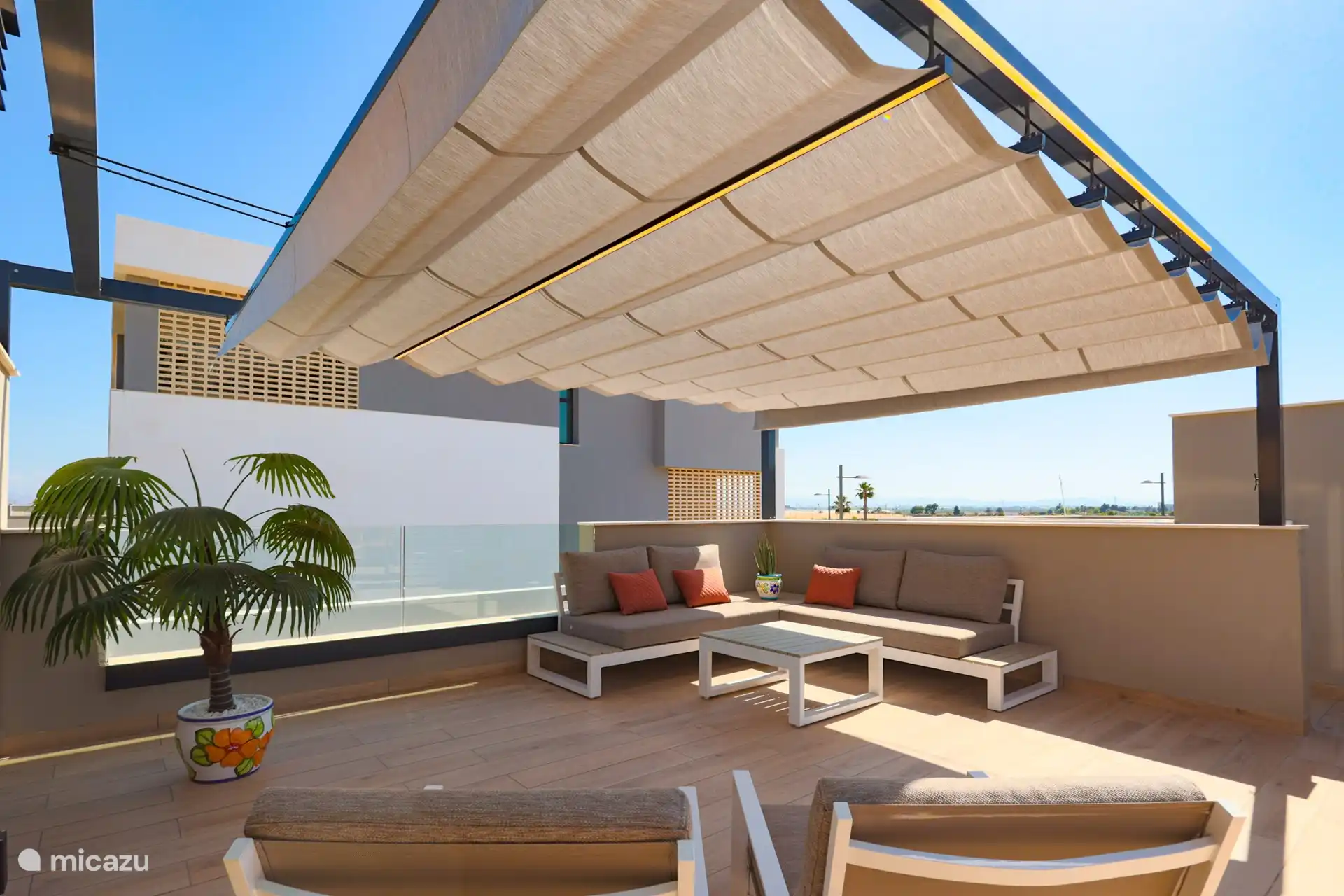 Pergola avec coin salon