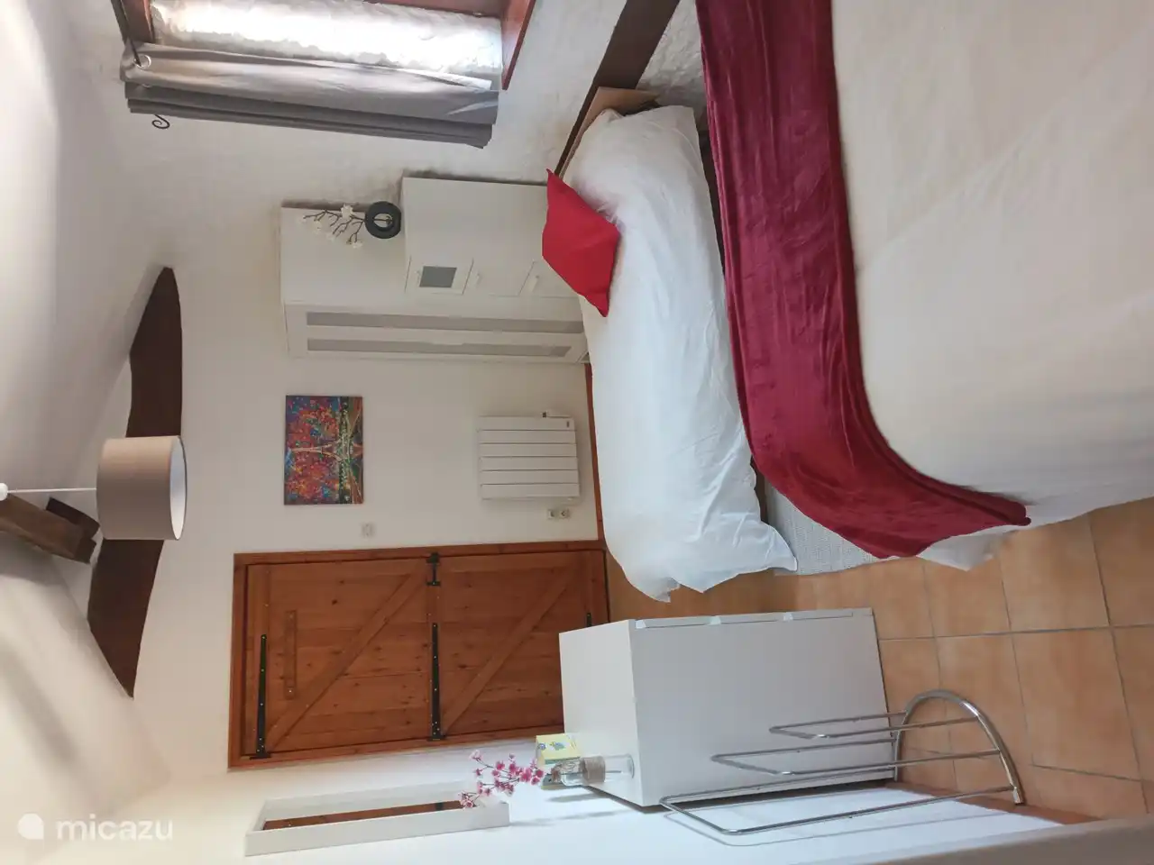 Chambre double avec lit simple ajouté