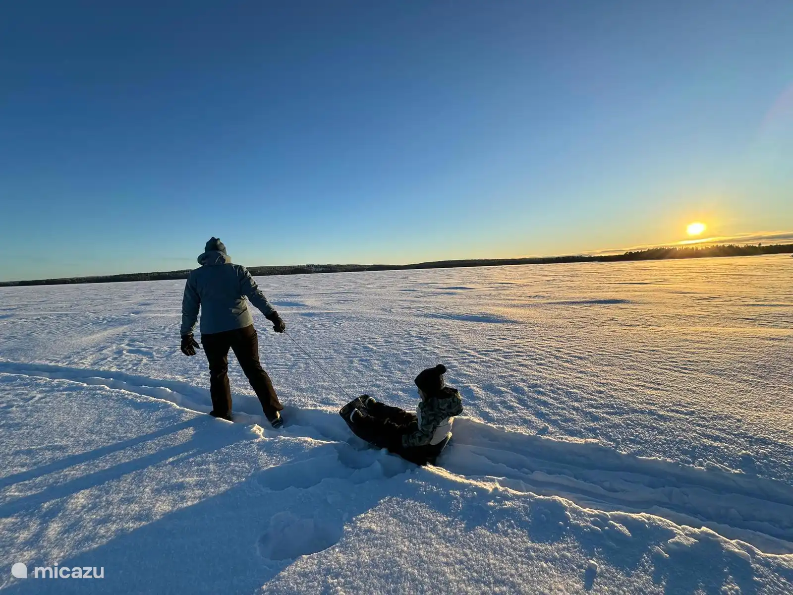Trineos por los lagos  