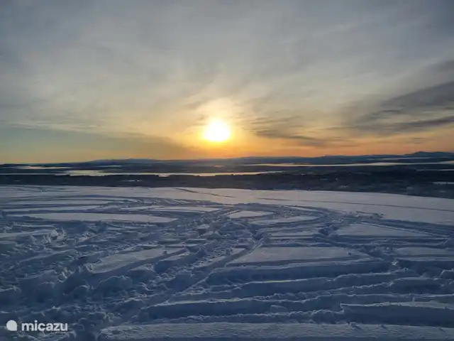 Maison de montagne d'Önrun | Suède, Jämtland, Föllinge - maison de vacances Coucher de soleil