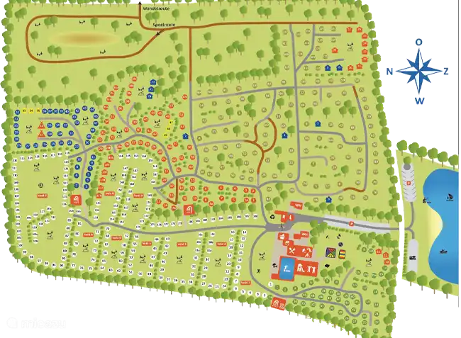 Haus Veronica ist die Nummer 108 auf der Karte