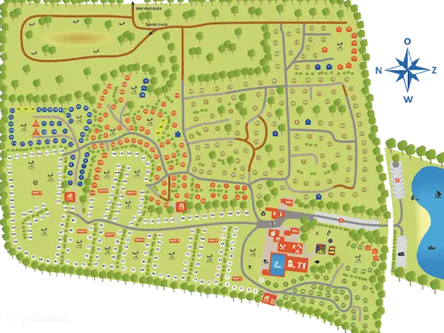 Casa Verónica en Países Bajos, Overijssel, Raalte - chalet Casa Verónica es el número 108 en el mapa
