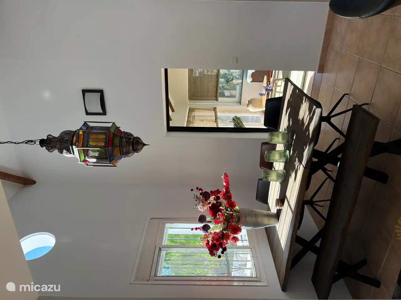 Eten met familie en vrienden op een fantastische plek.