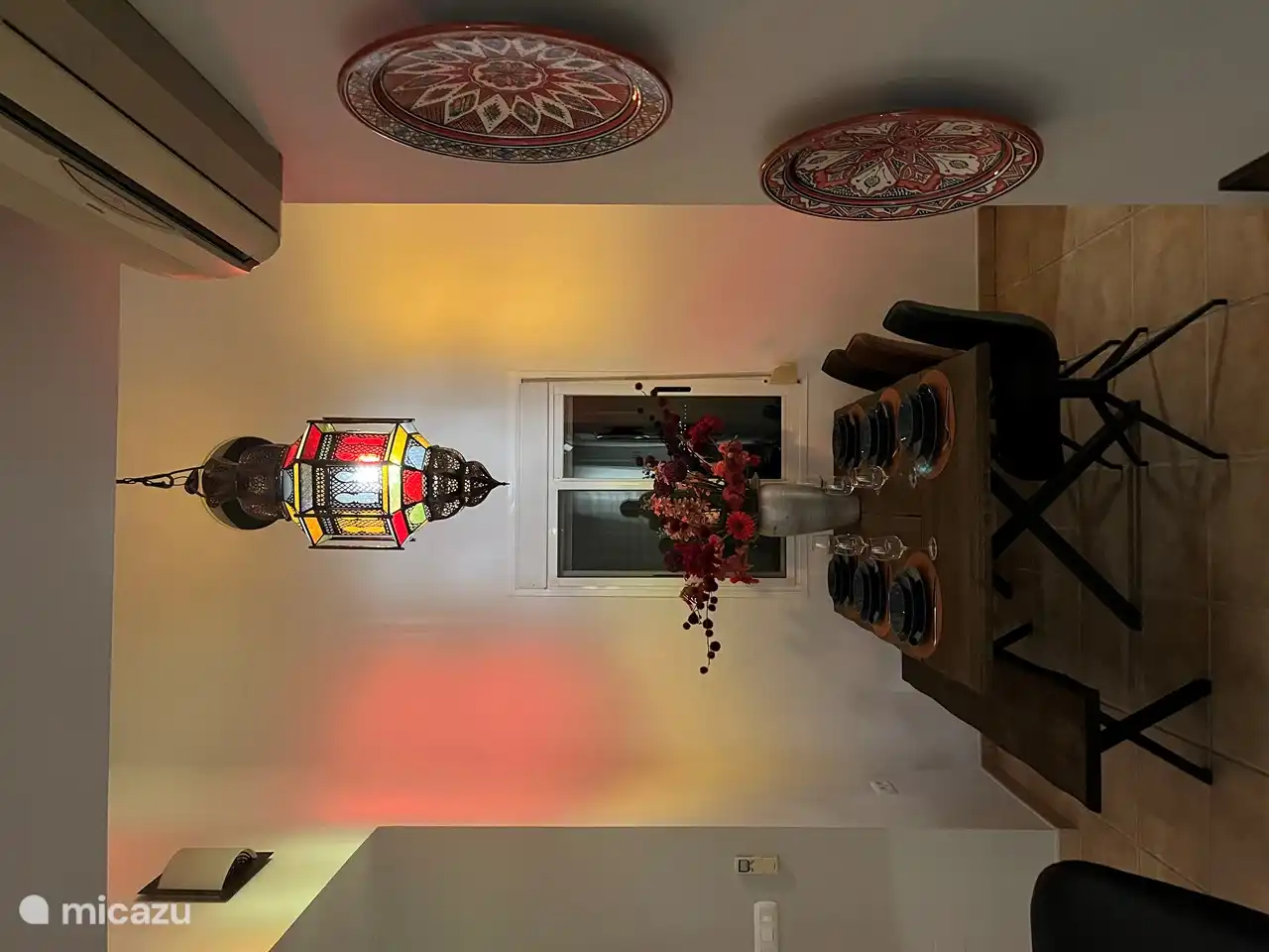 Eten met familie en vrienden op een fantastische plek.