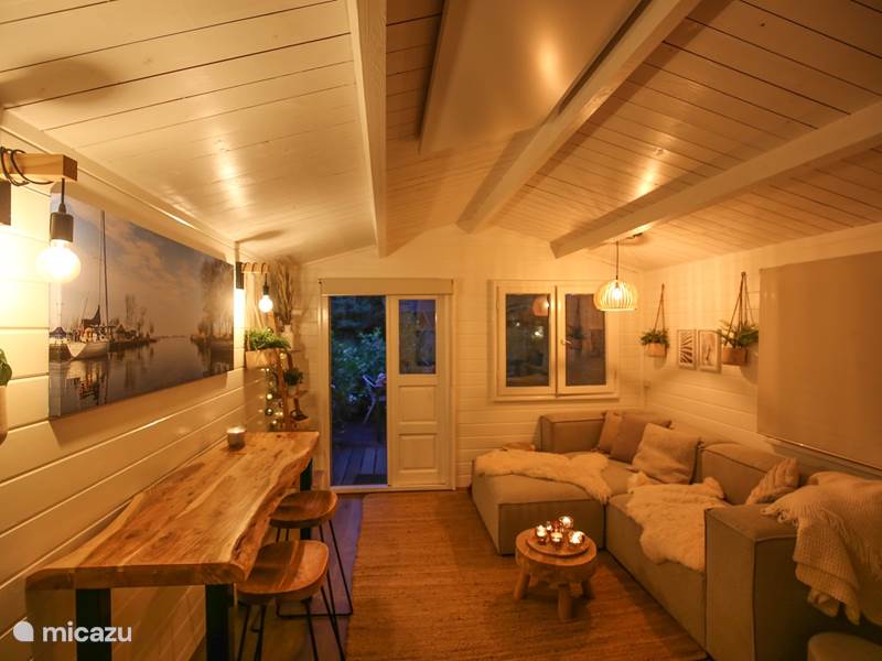 Ferienwohnung Niederlande, Friesland, Elahuizen Tiny house Wasserhütte im böhmischen Stil