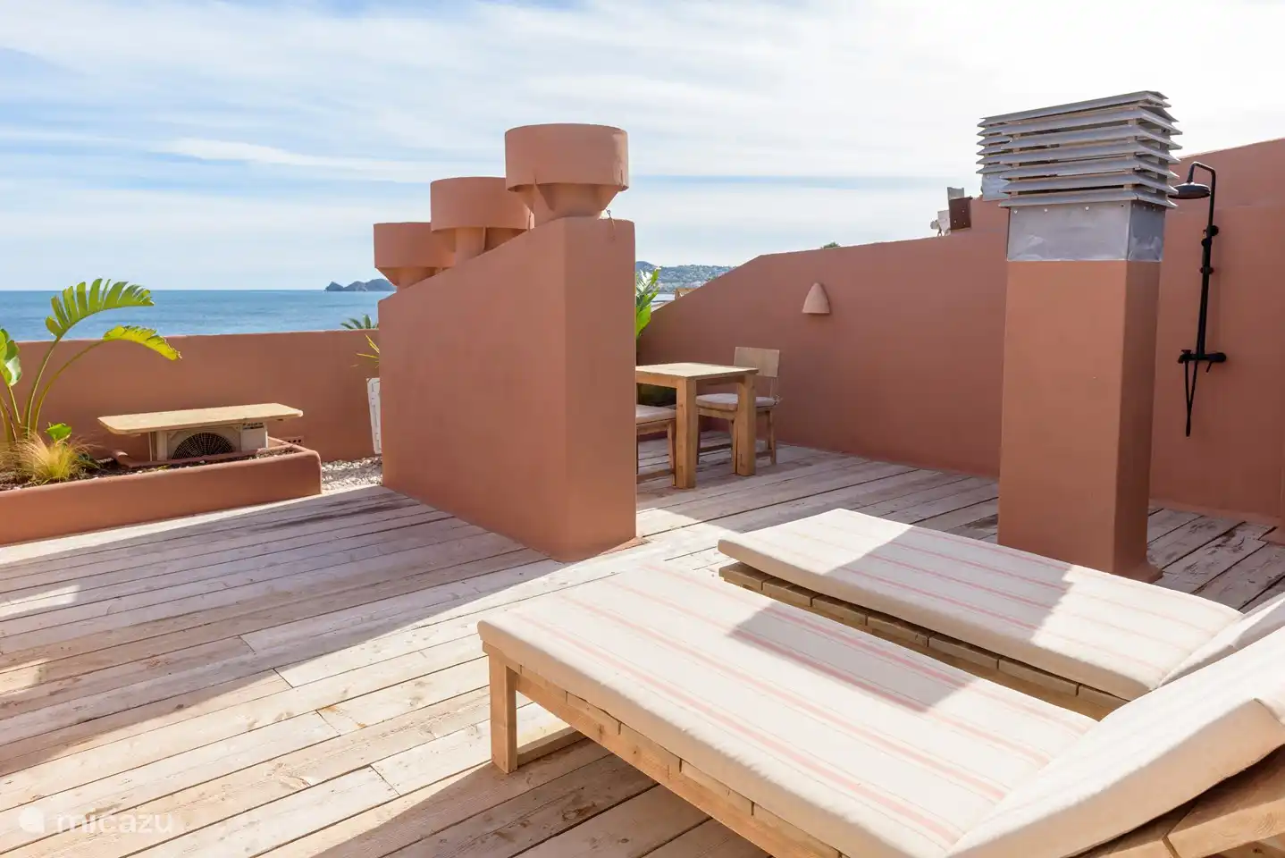 terrasse sur le toit