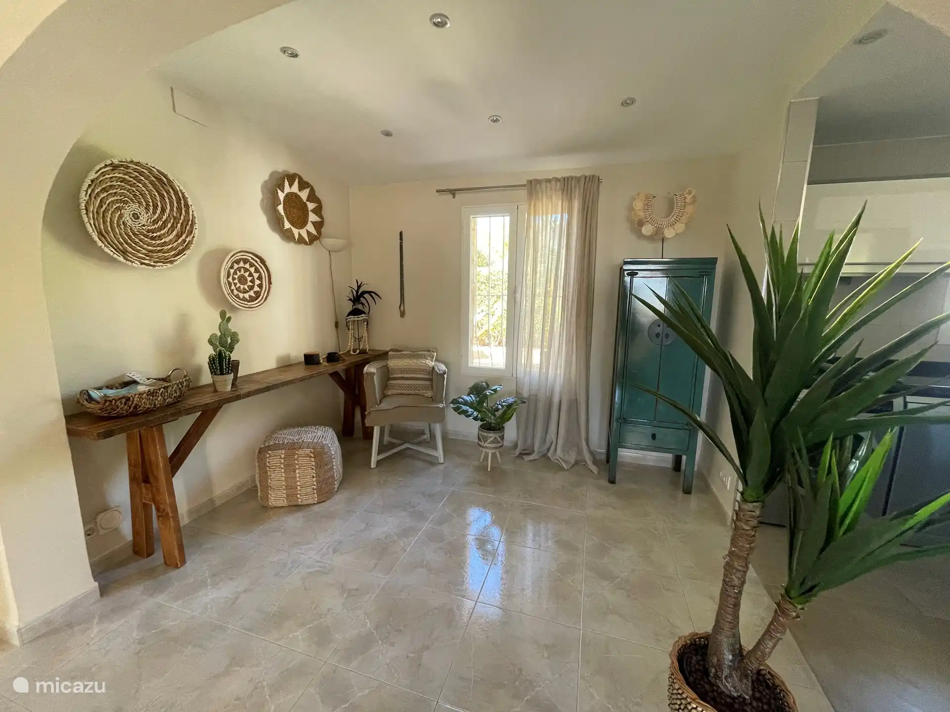 Living room at the back