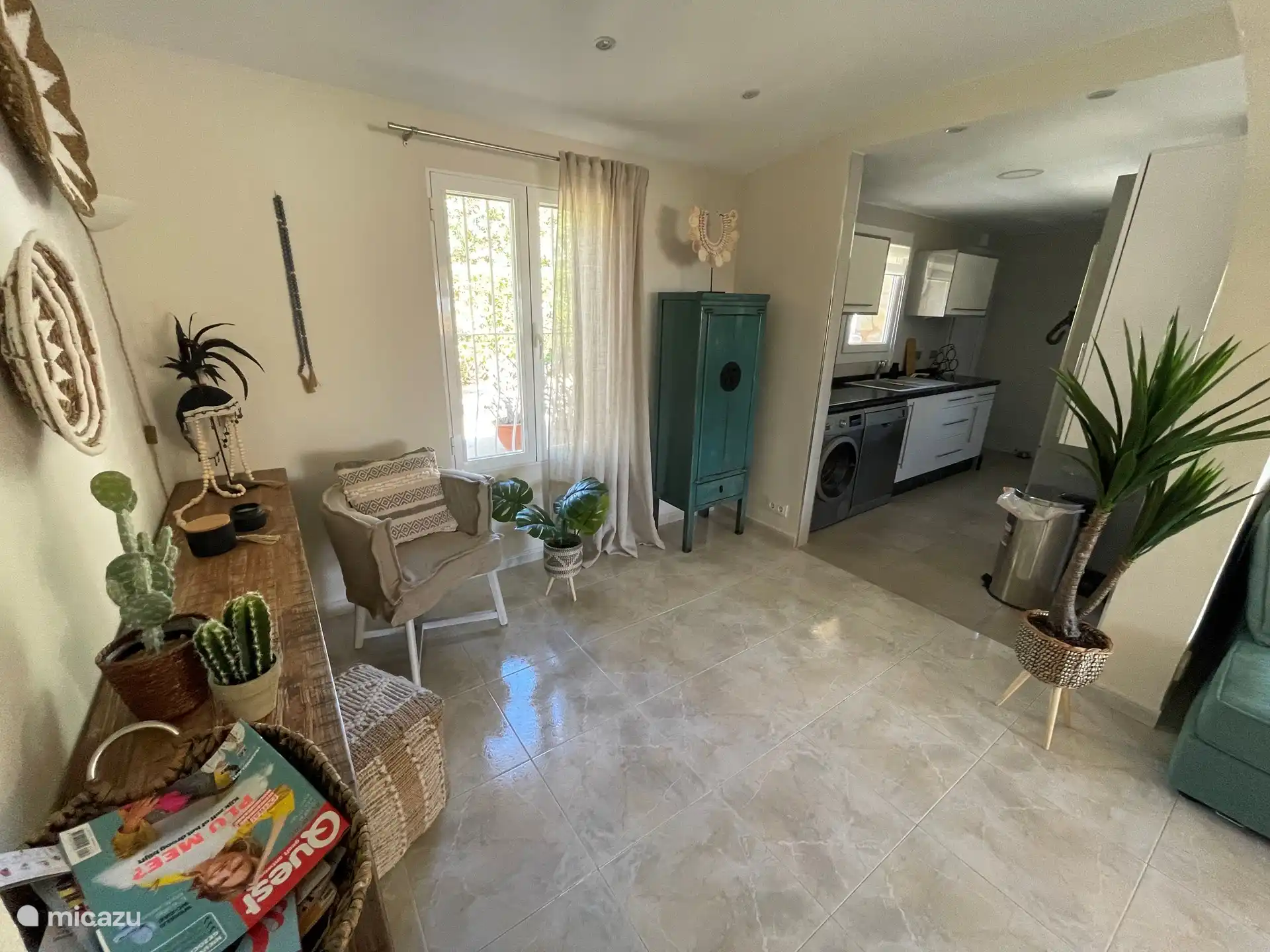 Living room at the back