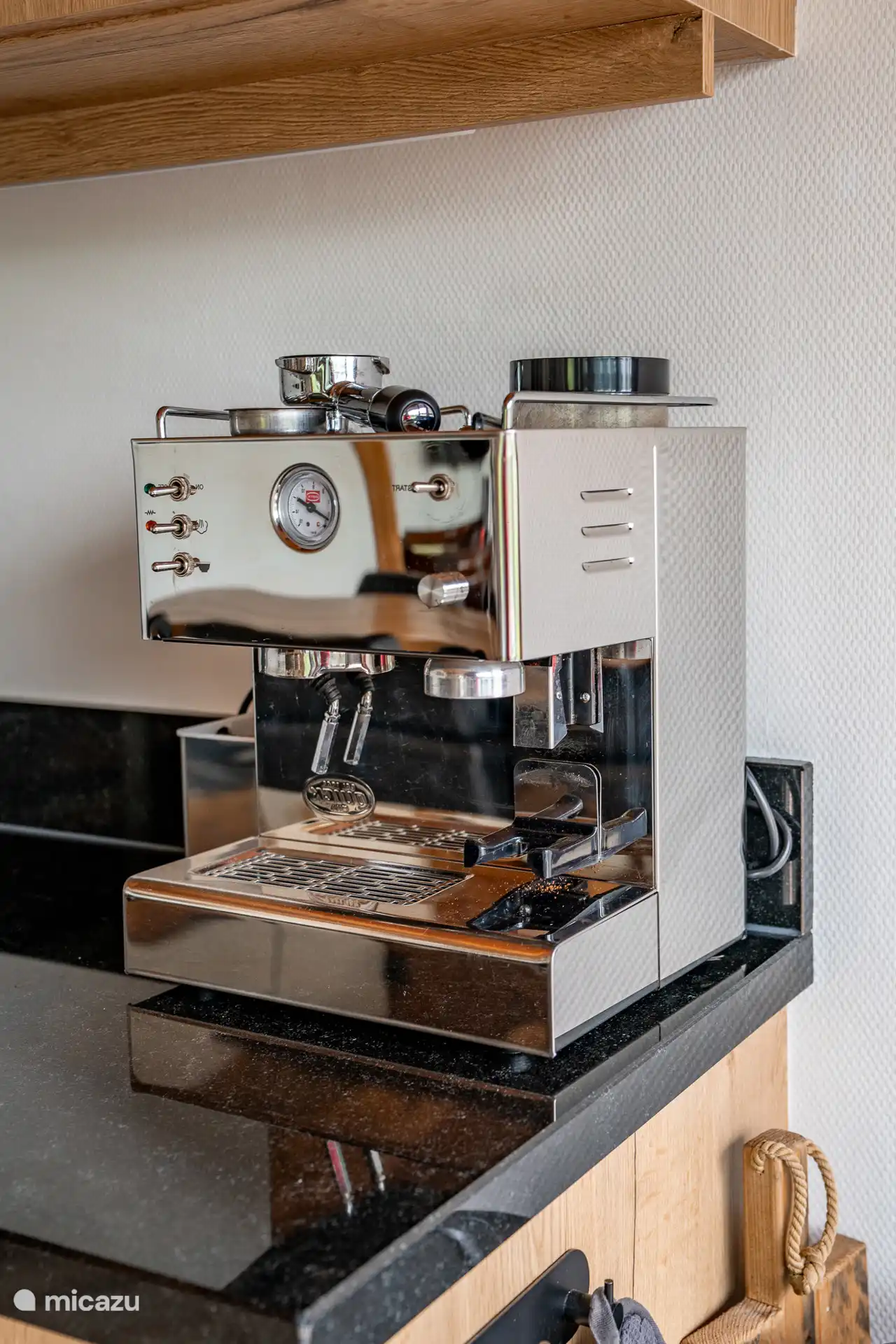 Máquina de espresso Quick Mill (granos frescos).