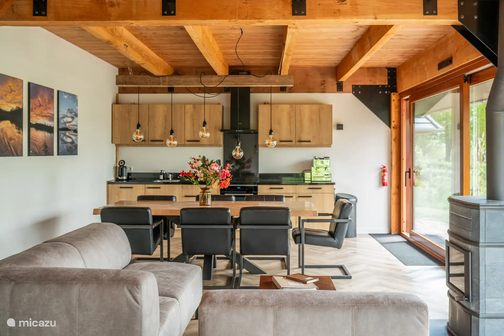 Cocina en la planta baja.