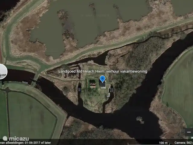 Âlde Feanen/Landgoed Âld Heach Hiem | Pays-Bas, Frise, Goëngahuizen - maison de vacances Photos Google Earth