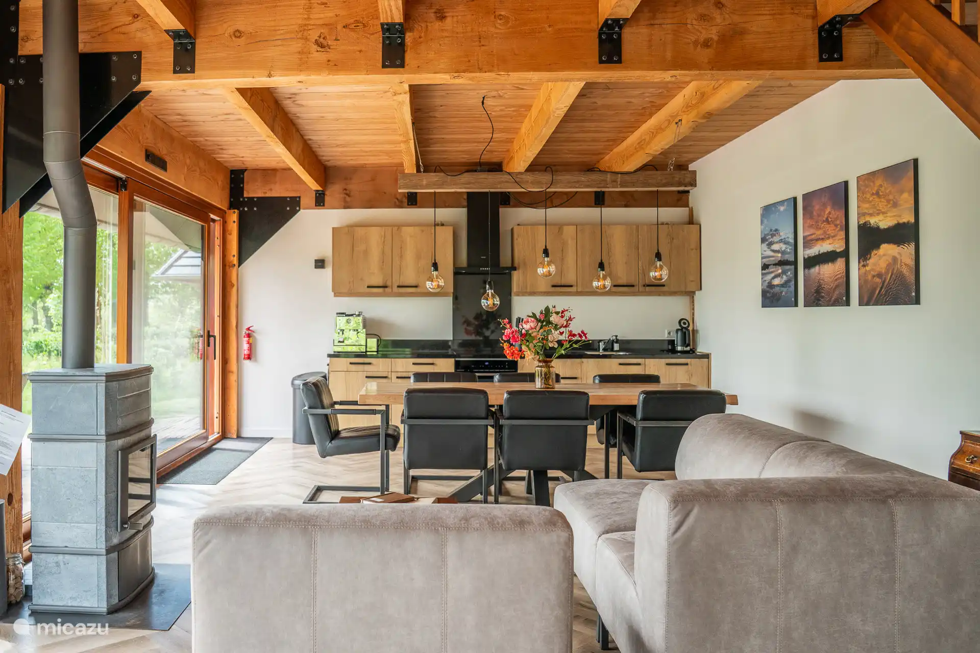 Woonkamer van de woning Janssloot.