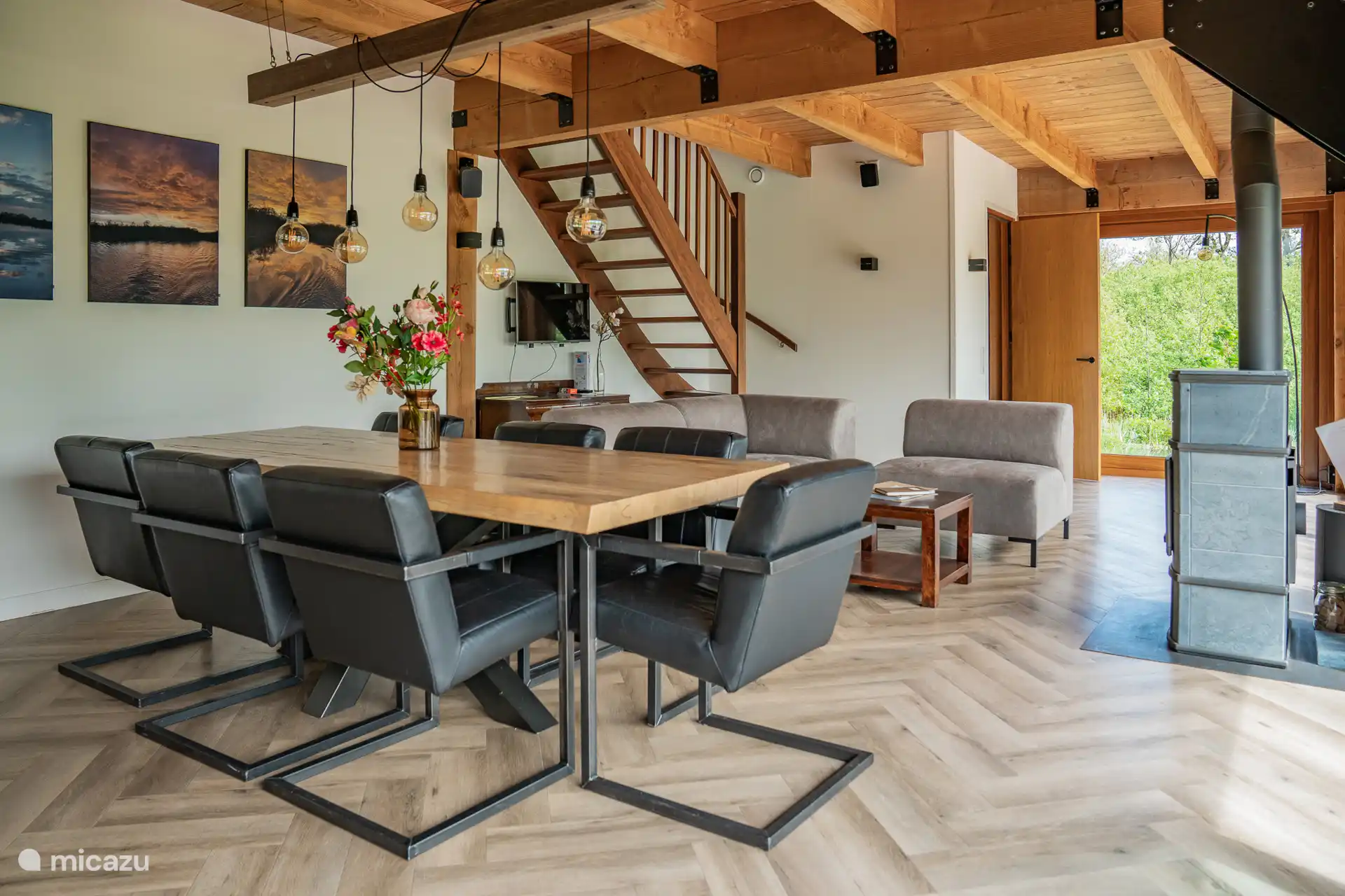 Woonkamer van de woning Janssloot.