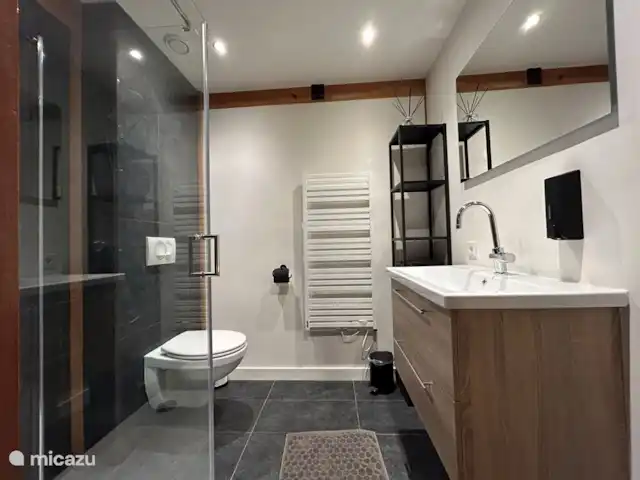 Domaine Âld Heach Hiem 14 personnes | Pays-Bas, Frise, Goëngahuizen - maison de vacances Salle de bain Janssloot
