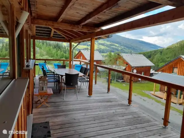 Chalet Alpenglöckchen dans un endroit panoramique | Autriche, Styrie, Stadl an der Mur - chalet véranda