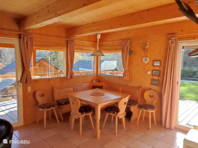 Chalet Alpenglöckchen dans un endroit panoramique | Autriche, Styrie, Stadl an der Mur - chalet Salle à manger confortable