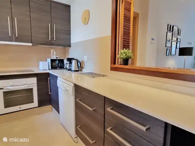 Casa Paix et Espace | Espagne, Murcia, Fuente Alamo - appartement Cuisine complète avec appareils électroménagers et lave-linge