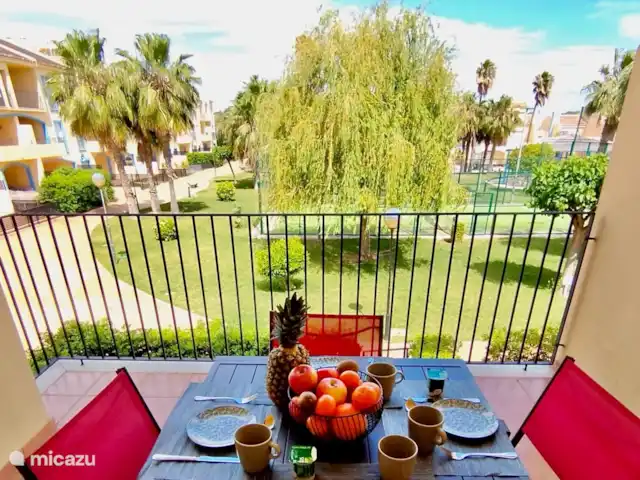 Location de Vacances Espagne, Costa Blanca, El Verger, appartement - Appartement Oasis El Verger terrasse