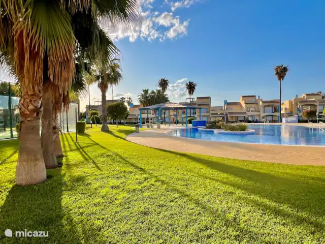 Location de Vacances Espagne, Costa Blanca, El Verger, appartement - Appartement Oasis El Verger jardin avec piscine