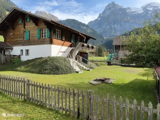 Location de Vacances Suisse, Oberland bernois, Lenk, chalet - Chalet drei Tannen jardin