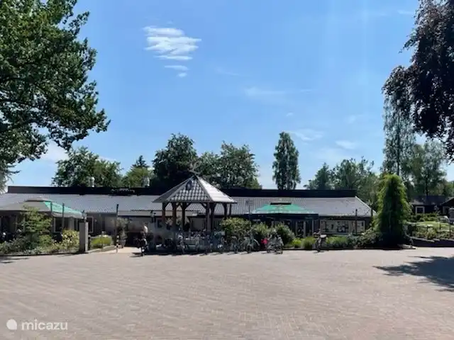 Cottage Serendipity - Natuur & Luxe huren in Nederland, Gelderland, Beekbergen - chalet Hoofdingang receptie vakantiepark