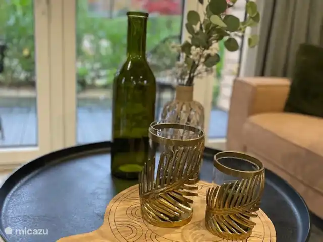 Cottage Serendipity - Natuur & Luxe huren in Nederland, Gelderland, Beekbergen - chalet Sfeerfoto inrichting woonkamer