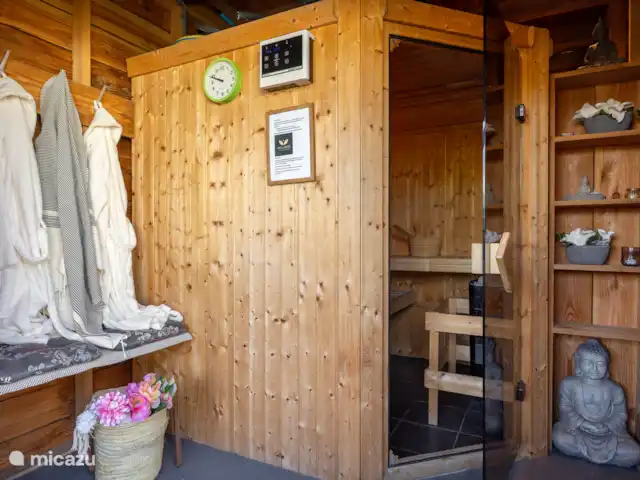 Maison de vacances de luxe avec spa et sauna | Pays-Bas, Frise, Tzummarum - maison de vacances Notre sauna peut accueillir 4-5 personnes.