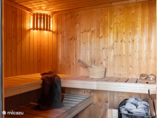 Maison de vacances de luxe avec spa et sauna | Pays-Bas, Frise, Tzummarum - maison de vacances L’éclairage du sauna peut être tamisé