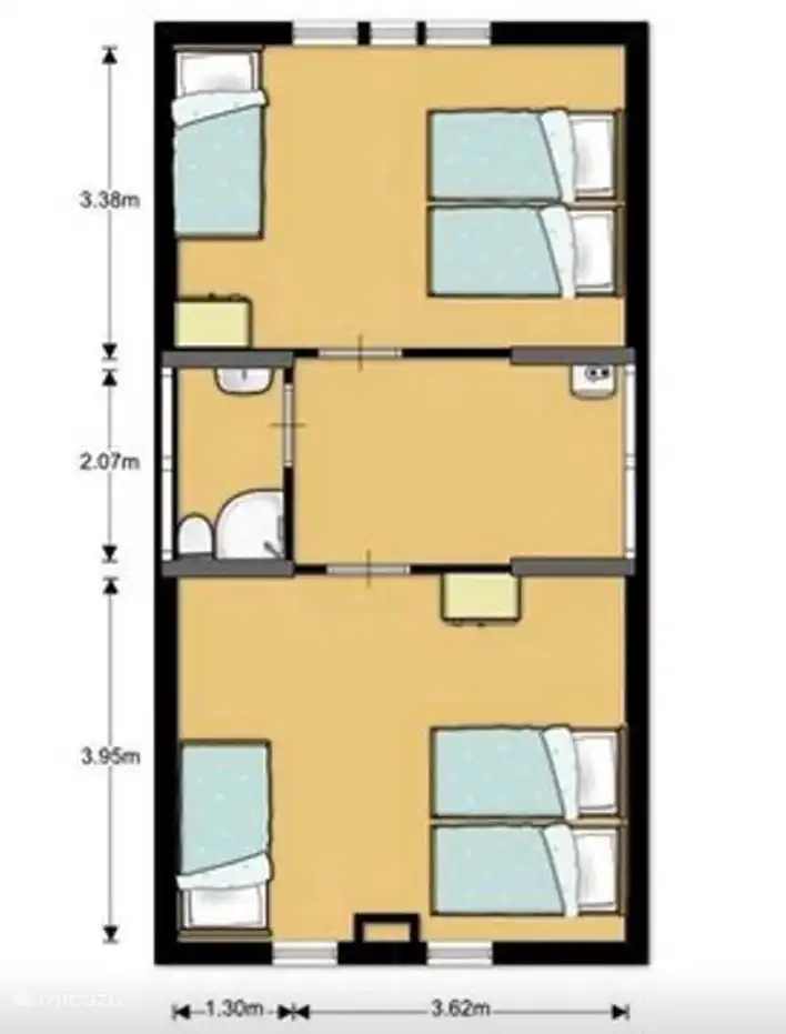 Un mapa del último piso.