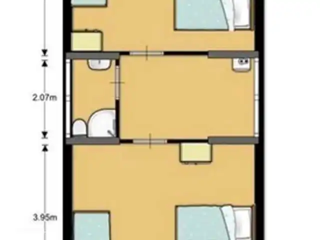 Bungalow en el bosque Jardines en Países Bajos, Güeldres, Garderen - bungaló Un mapa del último piso.